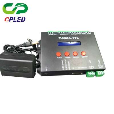 T-8000A DC5V-24V 8 Channel RGB LED controller for led strip light