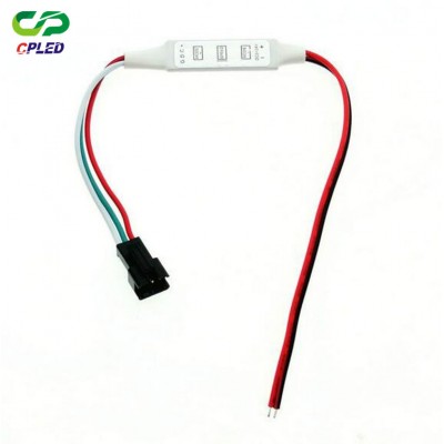 DC5v- 24v 3 Key RGB Mini LED Controller Switch ON / OFF Dimmer for WS2811 UCS1903 SK6812 LED SMD Strip Lights LED Pixel light